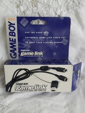 Nintendo Game Boy Game Link Cable Set - Black
